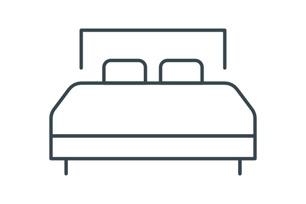 1 double bed, 1 sofa bed